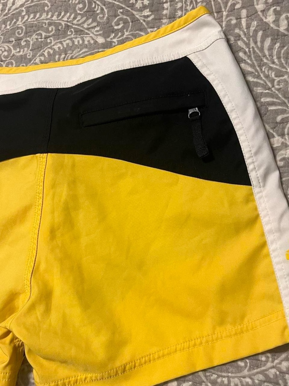Fox Racing yellow black and white sports street wear shorts - Picture 4 of 4